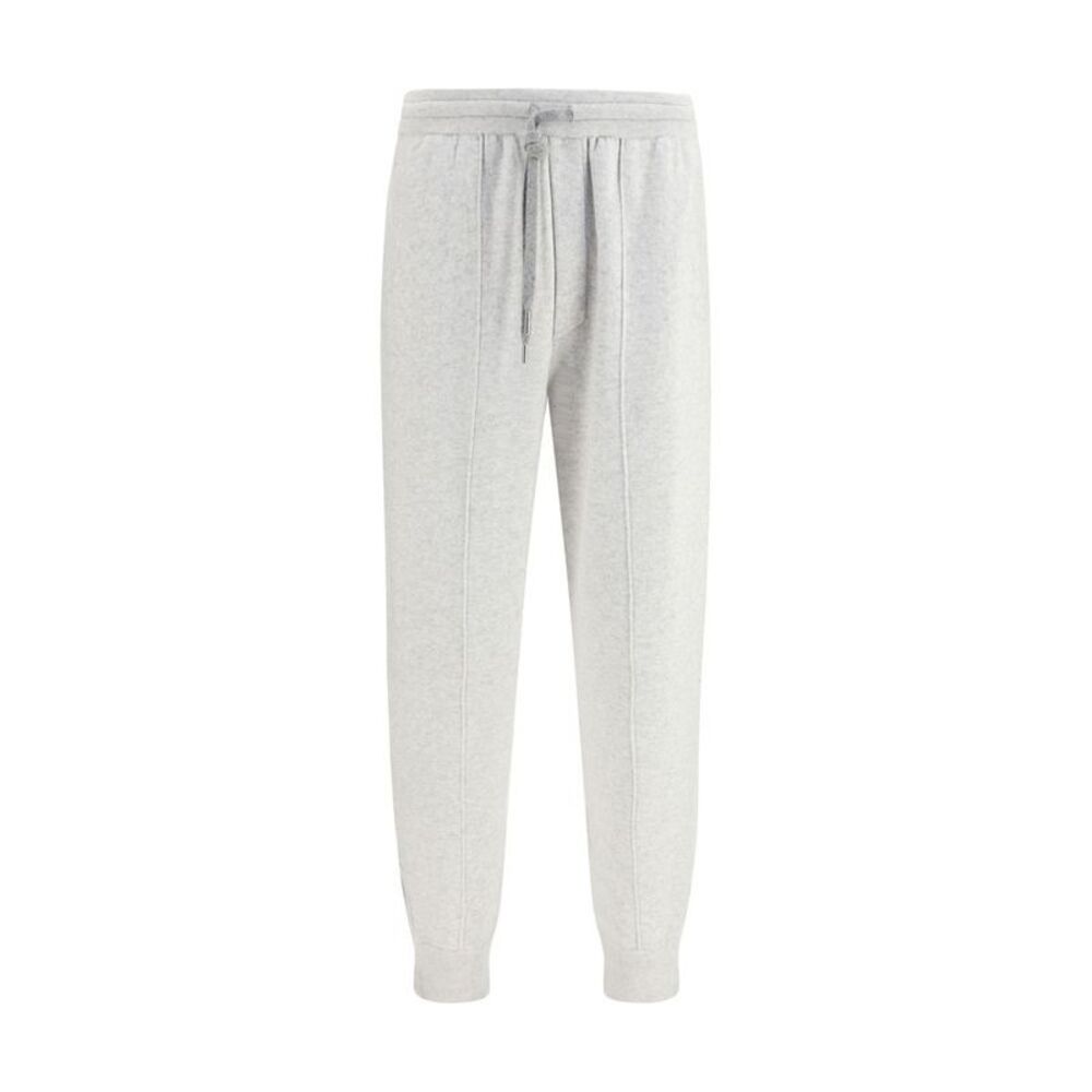 Brunello Cucinelli Gray Cashmere Athletic Men's Pants